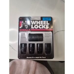 Gorilla Automotive Wheel Locks 71631NBC 12mm‎ x 1.50 Acorn Black